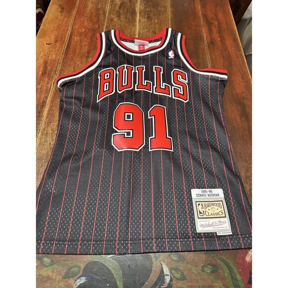 mitchell ness rodman jersey
